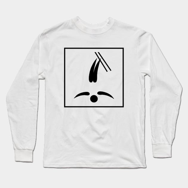Freestyle Skiing Pictogram Sports Long Sleeve T-Shirt by Tshirt114